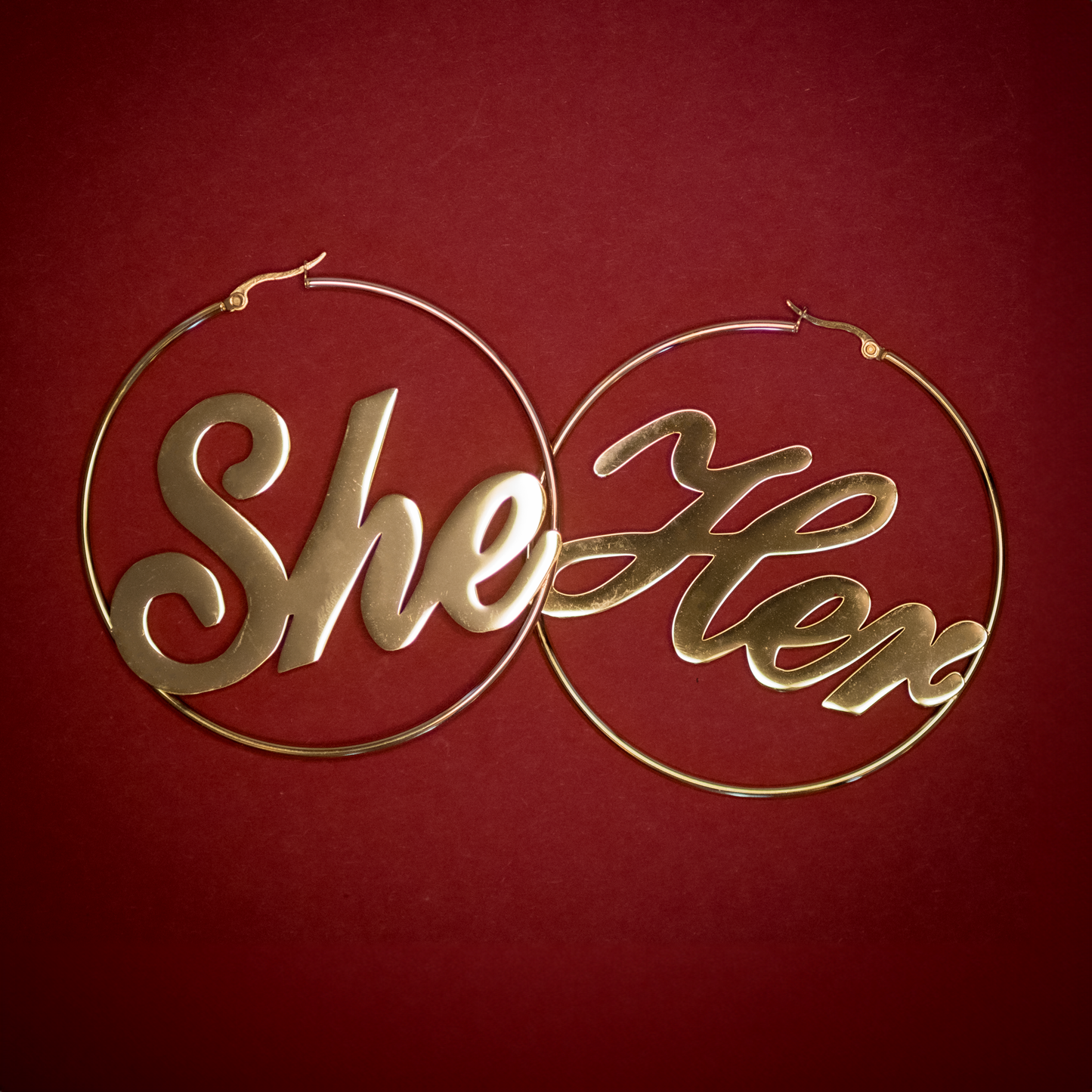 Hoop earring "She/Her"