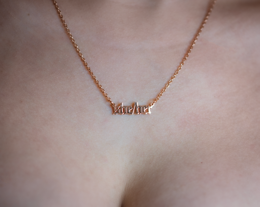 She/Her Pronoun Necklace